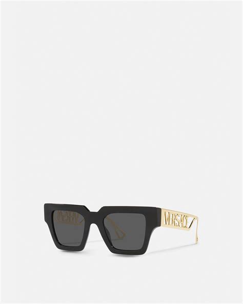 versace square 90s vintage logo sunglasses|older Versace sunglasses.